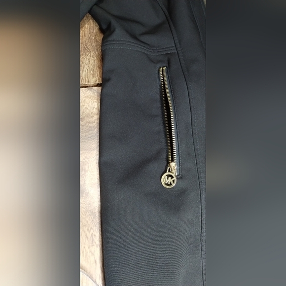 Michael Kors Black Jacket Sz (S) Shell Hooded - Picture 6 of 9